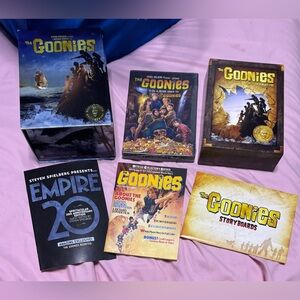 THE GOONIES 25th ANNIVERSARY EDITION DVD/STORYBOARDS/GAMEBOARD COMPLETE BOX SET